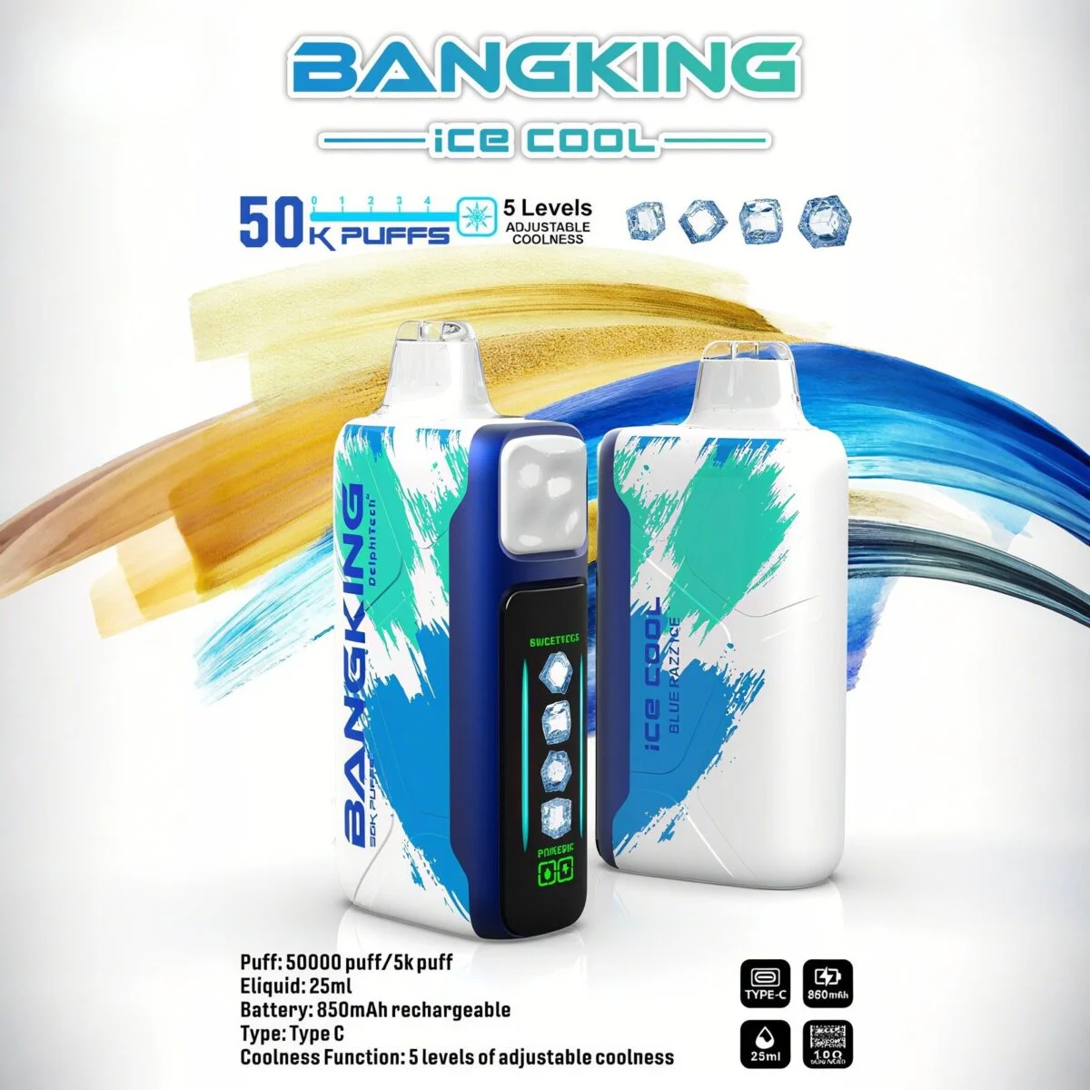 Bang King 50000 Puffs Ice Cool - slika 4