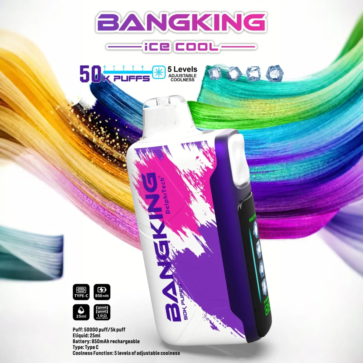 Bang King 50000 Puffs Ice Cool - slika 5