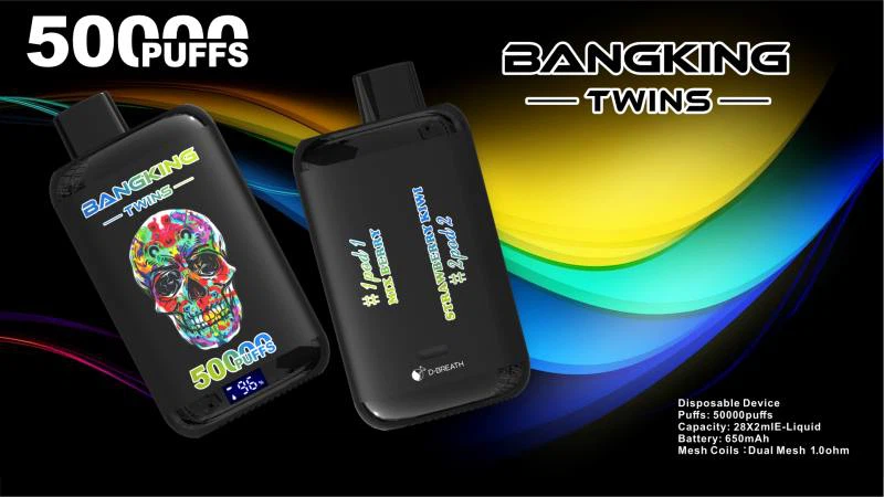 BANG KING Twins 50K Vape s 2 Okusa v 1