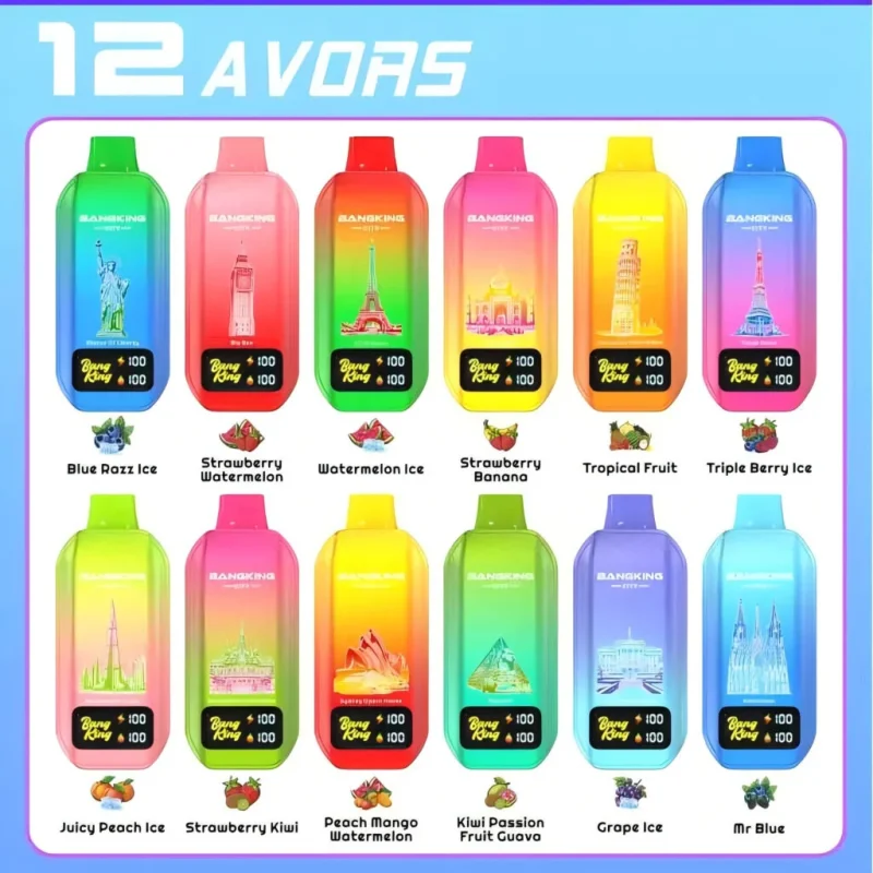 Bang King City 50000 Puffs – Urbani enkratni vape