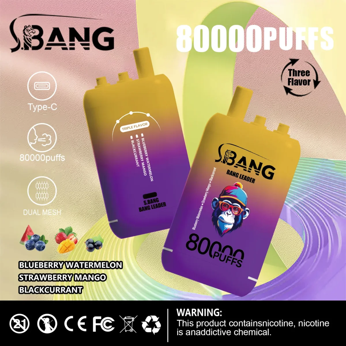 Bang Leader 80K PUFFS 3V1